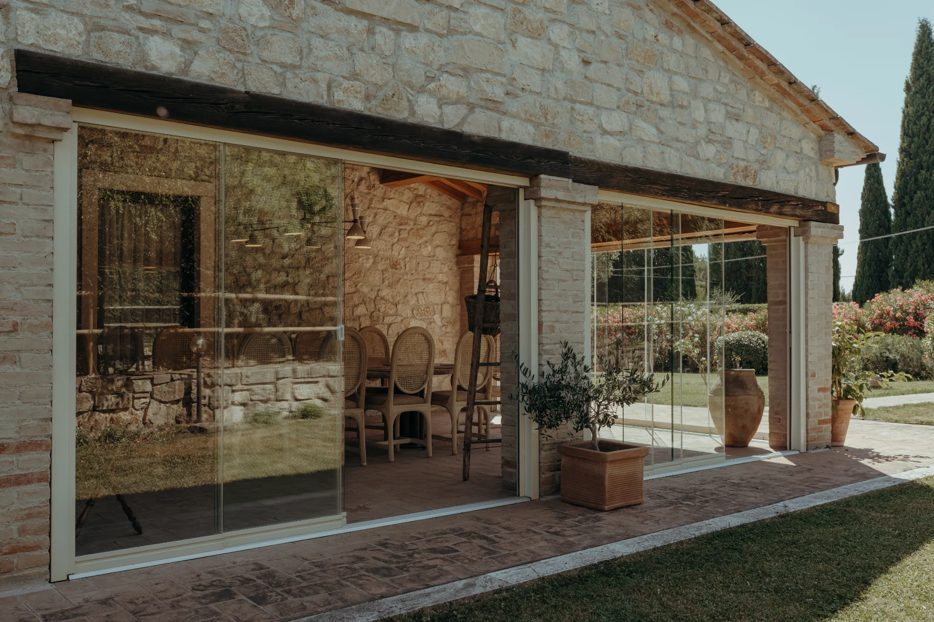 Dettagli interni della villa